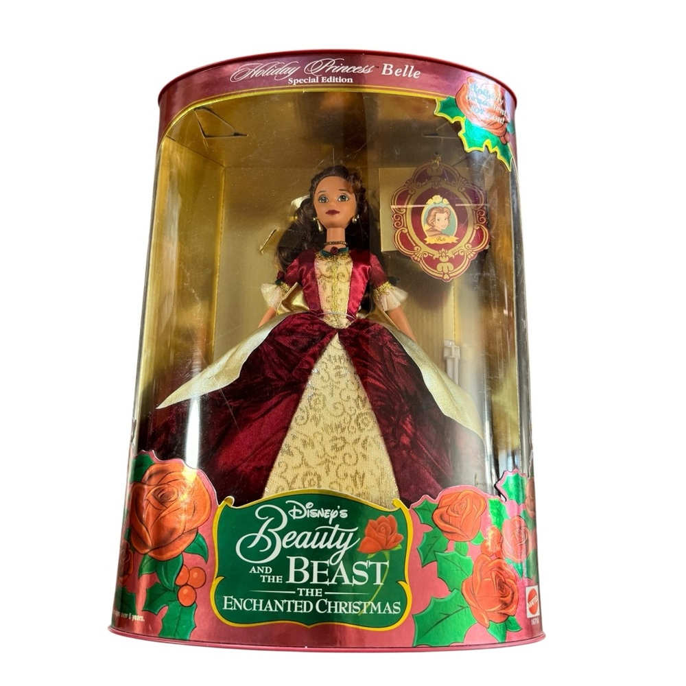 NIB Disney’s Beauty and the Beast The Enchanted Christmas Holiday Princess Belle